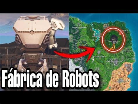 recolecta metal de una fabrica de robots|Desafío de Fortnite .